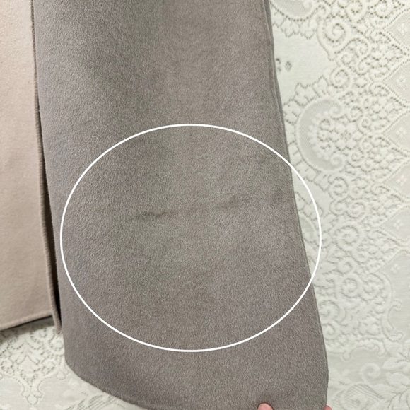 Dept. Anonym Wool Tri Color Paneled Long Coat - Picture 11 of 14